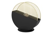 Lampen - EGLO MUMBLES TAFEL E27 H285 ZWART/GOUD - 43813