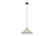 Lampen - EGLO OXPARK HANGLAMP Ø420 E27 BAMBOE BLAD LICHT - 43942