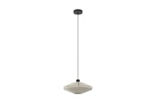 Lampen - EGLO MIDSUMER HANGER Ø380 E27 ZWART/CRÈME - 43999
