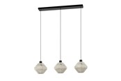 Lampen - EGLO MIDSUMER LANGE TAFEL L920 3XE27 ZWART/CRÈME - 44001