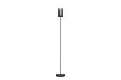 Lampen - EGLO TOOTHILL FLOOR H1535 E27 ZWART/ZWARTTRANSP. - 44004