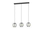 Lampen - EGLO WAVERTON LANGE TAFEL L920 E27 ZWART/HOUT/WIT - 44007