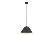 Lampen - EGLO KUSSEN HANGER E27 ZWART - 900835
