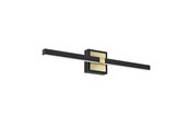 Lampen - EGLO PEGUERA BADWAND L600 1165LM IP44 ZWART/BM - 900928