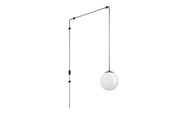 Lampen - EGLO RONDO 3 HANGLAMP E27 ZWART/OPAAL - 900977