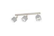 Lampen - EGLO BELLIZZI SPOT RAIL L430 3XE14 GS/GRIJS/WIT - 901047