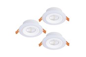 Lampen - EGLO CALONGAGE INGEBOUWD. SET Ø98 3X520LM+RGB RAND FJ. BETJ. WIT - 901117