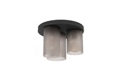 Lampen - EGLO COLOMERA PLAFONDLAMP 3XE27 ZWART/GRIJS - 901161
