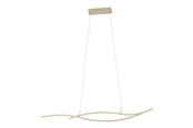 Lampen - EGLO PIG OLIA LANGE TAFEL L1400 20W 2500LM 4000K HOUTKLEUR - 901212