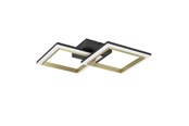 Lampen - EGLO CALLIERA PLAFONDLAMP 525X310 2500LM 4000K DIMMPB. ZWART & WIT - 901225