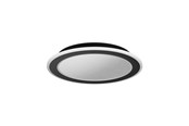 Lampen - EGLO MACCHIONI PLAFONDLAMP Ø380 CCT 2360LM DEMPER. ZWART MET KRISTALEFFECT - 901238