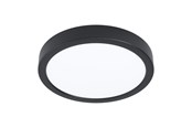 Lampen - EGLO FUEVA 6 PLAFOND Ø210 CCT 11.5W 1550LM ZWART - 901298