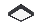 Lampen - EGLO FUEVA 6 PLAFOND 150X150 CCT 7W 1100LM ZWART - 901302