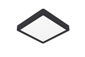 Lampen - EGLO FUEVA 6 PLAFOND 220X220 CCT 10.5W 1700LM ZWART - 901303