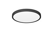 Lampen - EGLO FUEVA 6 PLAFOND Ø280 CCT 14.2W 2000LM IP44 ZWART - 901326