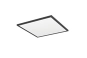 Lampen - EGLO ROVITO PLAFOND 500x500 CCT 28,8W 4200LM IP44 ZWART - 901444