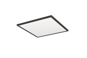 Lampen - EGLO ROVITO-R PLAFONDLAMP 500X500 CCT 28.8W 4200LM DIMMINGB. IP44 ZWART - 901457