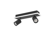 Lampen - EGLO RIMBOCCHI 1 SPOT RAIL L340 12W 1500LM ZWART - 901635
