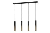 Lampen - EGLO BARBOTTO LANGE TAFEL 4L GU10 ZWART/EG FSC - 901733