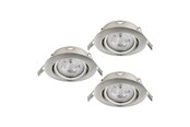 Lampen - EGLO FAVAZZINA INGEBOUWD. SÆT KIP Ø88 GU10 3X4,9W 3X400LM GS - 901757