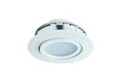 Lampen - EGLO PINEDA INGEBOUWD. KIP Ø84 5,5W 360LM DAMPPB. WIT - 95854