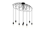 Lampen - EGLO HOGSMILL LANGE TAFEL 8L E27 ZWART - 43322