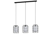 Lampen - EGLO BITTAMS LANGE TAFEL 3XE27 ZWART - 43355