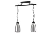 Lampen - EGLO BRICKFIELD LANGE TAFEL 2XE27 L710 ZWART - 43395