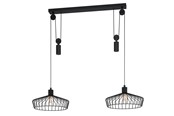 Lampen - EGLO WINKWORTH LANGE TAFEL 2XE27 DONKER BRONS - 43438
