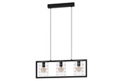 Lampen - EGLO JUBILY LANGE TAFEL E27 L770 ZWART/WIT - 43663