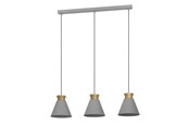Lampen - EGLO TWICKEN LANGE TAFEL 3L E27 GRIJS/GOUD - 43839