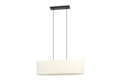 Lampen - EGLO FEBRES LANGE TAFEL 2XE27 ZWART/WIT - 901261