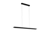 Lampen - EGLO SPADAFORA LANGE TAFEL 2X7,5W 2000LM DEMPER. ZWART/HELDER SATIJN - 98495