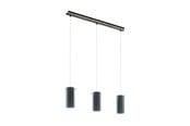 Lampen - EGLO PINTO TEXTIEL LANGE TAFEL 3L E27 GS/GRIJS/HELDER - 99286