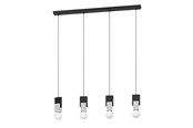 Lampen - EGLO LOBATIA LANGE TAFEL 3XE27 ZWART/GRIJS - 99532