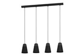 Lampen - EGLO CANTERRA'S LANGE TAFEL 4XE27 Ø150 ZWART - 99545