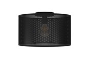 Lampen - EGLO MANBY PLAFONDLAMP E27 ZWART - 43794
