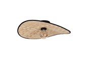 Lampen - EGLO MARYWELL PLAFONDLAMP 500X345 E27 ZWART/BAMBOE - 44043