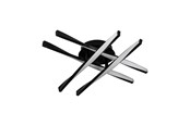 Lampen - EGLO ADEJE PLAFONDLAMP 2200LM 415X415 ZWART - 75683