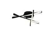 Lampen - EGLO ADEJE CEILING BLACK/WHITE - 75684