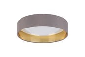 Lampen - EGLO PALOMARO 2 PLAFONDLAMP Ø3203X3,6W 1110LM 3000K CAPPUCCINO/GOUD - 75773