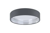 Lampen - EGLO PALOMARO 2 PLAFONDLAMP Ø3203X3,6W 1110LM 3000K ANTRACIET/ZILVER - 75774