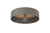 Lampen - EGLO DUAIA PLAFONDLAMP OMBER GRIJS/NATUURLIJKE OPTIEK/BM - 900837