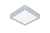 Lampen - EGLO FUEVA 6 PLAFOND 150X150 CCT 7W 1100LM IP44 CHROOM - 901765