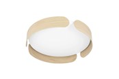 Lampen - EGLO VALCASOTTO PLAFONDLAMP Ø370 20W 2400LM 3000K BRUIN/WIT FSC - 901827