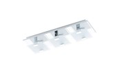 Lampen - EGLO VICARO PLAFONDLAMP 3X2.5W 3X180LM CHROOM - 93313