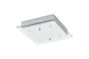 Lampen - EGLO FRES 2 PLAFONDLAMP 4X5,2W 290X290 SATIJN - 94985