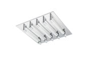 Lampen - EGLO VELARDE PLAFONDLAMP 5X550LM 370X370 CHROOM - 95398