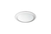 Lampen - EGLO COMPETA 1 PLAFONDLAMP Ø350 15,6W 1900LM WIT/ZILVER - 95677
