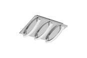 Lampen - EGLO PERTINI PLAFONDLAMP 1500LM 300X300 CHROOM - 96094
